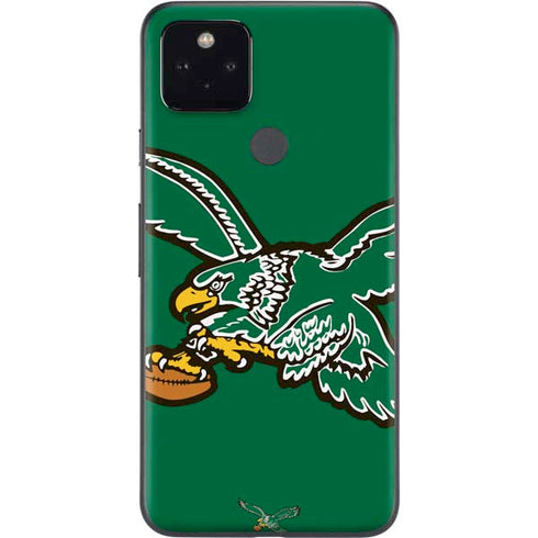 NFL Philadelphia Eagles Retro Logo Google Pixel 5a Skin